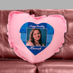 Heart Pillow Pink