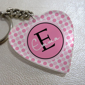 Acrylic Key Chain Heart