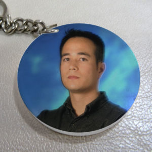 Acrylic Key Chain Circle For Him