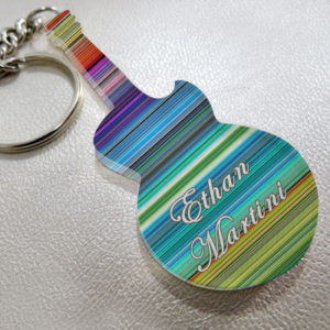 Acrylic Key Chain Guitar For Him