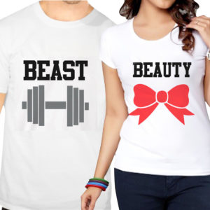 Couple Tshirts Beast & Beauty