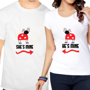 Couple Tshirts He She’s Mine