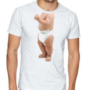 Cute Baby Funny White Tshirt D1