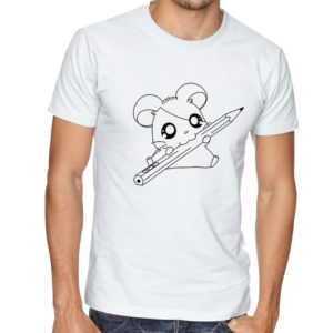 Cute Cartoon White Tshirt D3