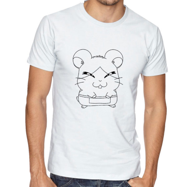 Angry Cute Cartoon White Tshirts