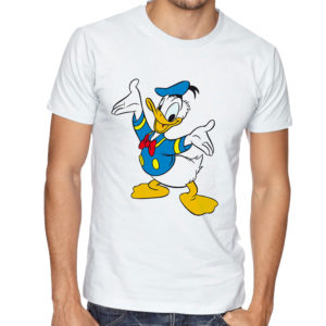 Donald Duck Style White Tshirt