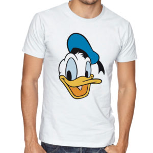 Donald Duck Face White Tshirt