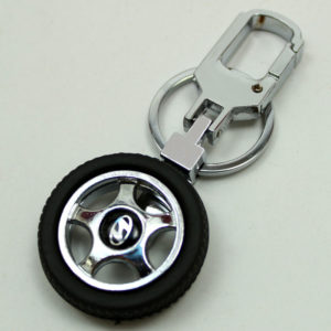 Tire Shape Key Chain Metal