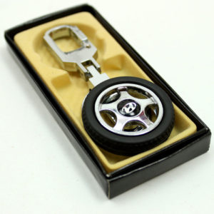 Tire Shape Key Chain Metal