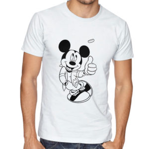 Mickey Mouse Attitude White Tshirt