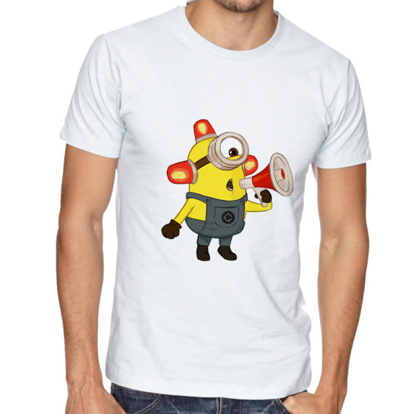 Minions Hooter White Tshirt