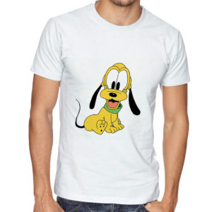 Baby Pluto Colored White Tshirt