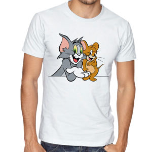 Tom & Jerry White Tshirt