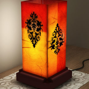 Retro Damask Lamp Shade