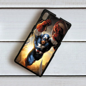 Sony Captain America Mobile Back Cover D2