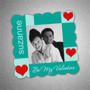 Valentine Square Fridge Magnet