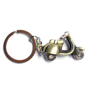 Scooter Shape Metal Key Chain