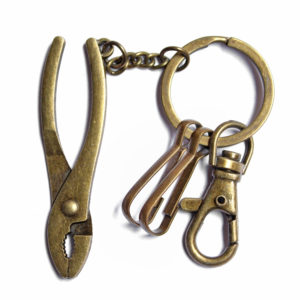 Vintage Flat Nose Pliers Pendant Key Chains-Key Ring