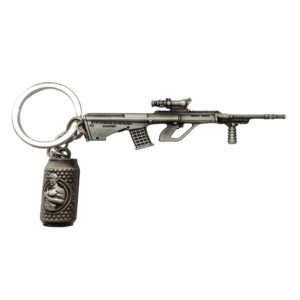 Pubg Game Gun with Energy Drink Key Chain