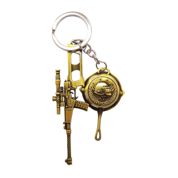 Pubg Game Vss Gun with Pan Key Chain