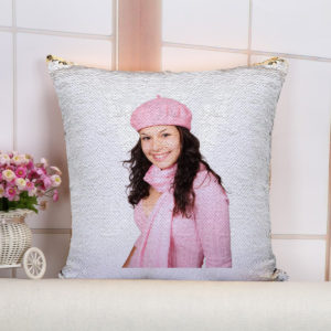 Personalized Square Magic Pillow Golden