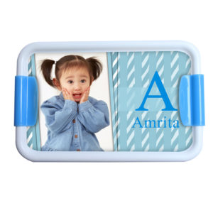 Personalized Lunch Box Blue