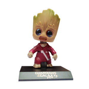 Baby Groot Bobble Head Ninja-For Car Dashboard