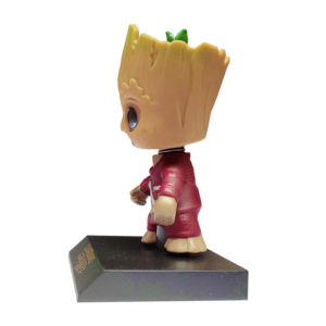 Baby Groot Bobble Head Ninja-For Car Dashboard