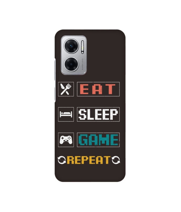 Eat Sleep Game MI 11 Prime Phone Back Cover