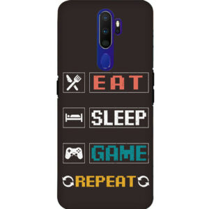 Eat Sleep Game OPPO A9 2020 Back Cover