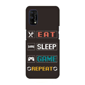 Eat Sleep Game Realme 7 PRO Back Cover