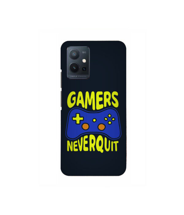 Gamer Never Quit VIVO T1 5G Back Cover