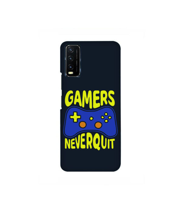 Gamer Never Quit VIVO Y20 Back Cover