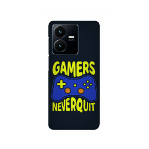 Gamer Never Quit VIVO Y22 Back Cover