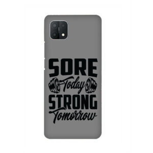 Sore Today Strong Tomorrow Oppo A15 Back Cover